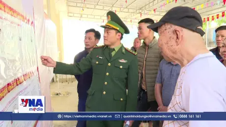 Rộn ràng không khí bầu cử tại xã biên cương Phong Thổ