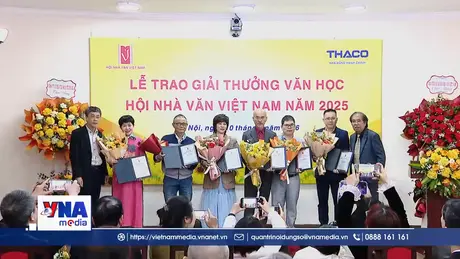 Giải thưởng Hội Nhà văn Việt Nam vinh danh nhiều tác giả, dịch giả