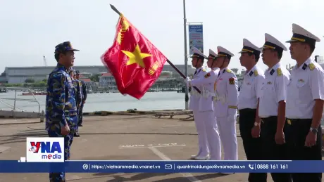 Tàu 17 hoàn thành xuất sắc diễn tập đa phương Milan tại Ấn Độ