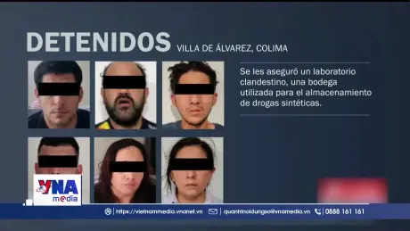 Mexico thu giữ 14 triệu liều fentanyl