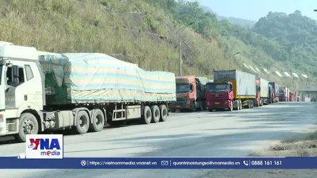 Hoạt động xuất nhập khẩu qua đường chuyên dụng Tân Thanh - Pò Chài tăng cao