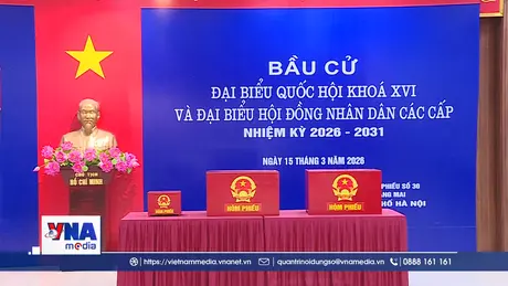 40 khu vực bỏ phiếu của Phường Hoàng Mai đã sẵn sàng