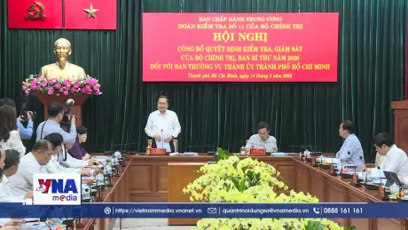 Công bố quyết định kiểm tra, giám sát tại TP. Hồ Chí Minh