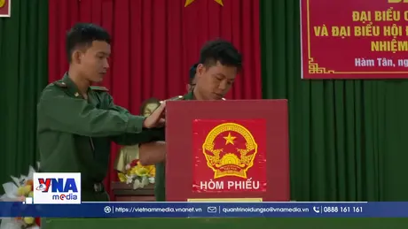 Tiểu đoàn Huấn luyện - Cơ động 2, Biên phòng Lâm Đồng bầu cử sớm