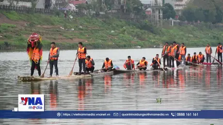 Sôi nổi hội đua bè mảng ở Lạng Sơn
