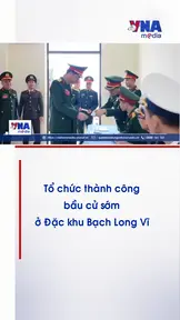 Tổ chức thành công bầu cử sớm ở Đặc khu Bạch Long Vĩ