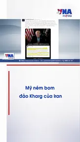 Mỹ ném bom đảo Kharg của Iran