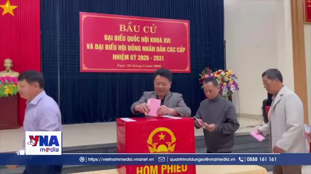 Nhiều địa phương tại Quảng Trị đạt 100% cử tri đi bầu