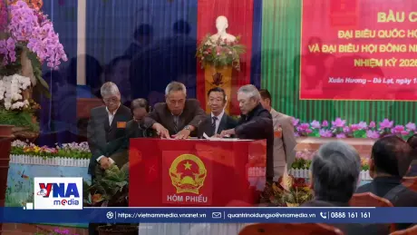 Hơn 2,7 triệu cử tri Lâm Đồng nô nức đi bầu cử