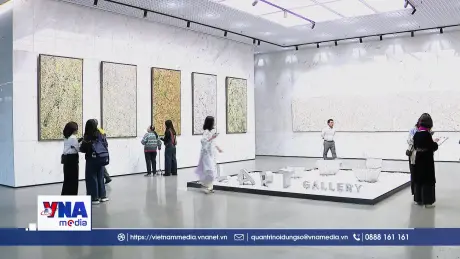 Không gian hội họa trừu tượng đậm chất thiền của họa sĩ Thái Tĩnh