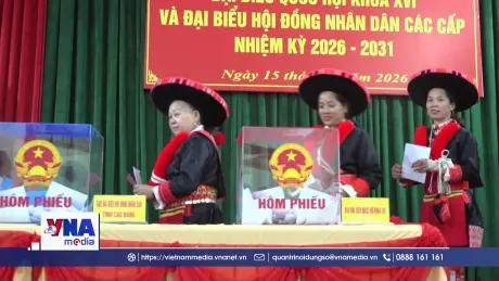 Cao Bằng: Hơn 98% cử tri đã đi bỏ phiếu