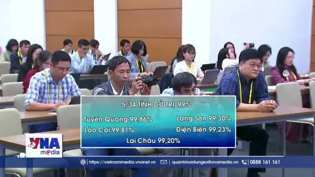 Đã có hơn 93% cử tri cả nước đi bầu cử