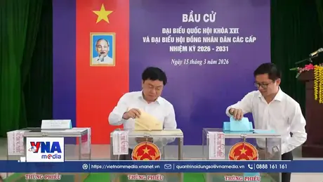 Cử tri Tây Ninh nô nức tham gia bầu cử