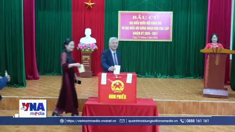 Hà Tĩnh gần 99% cử tri hoàn thành nghĩa vụ công dân