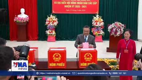 Cử tri Lạng Sơn hân hoan đi bầu cử