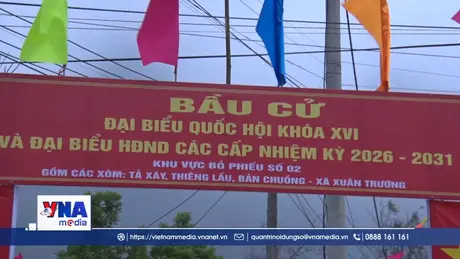 Cao Bằng: Tỷ lệ cử tri tham gia bầu cử đạt trên 99,93%