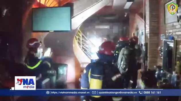 Cứu kịp thời 5 người mắc kẹt trong vụ cháy nhà dân trên đường Yersin