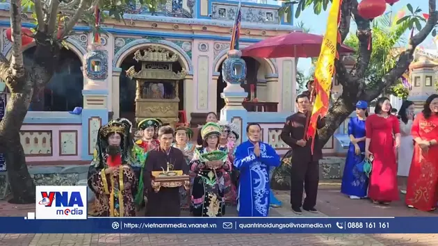 Sôi nổi lễ hội “Chùa Bà - Cảng thị Nước Mặn