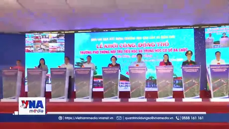 An Giang đồng loạt khởi công 3 trường học tại các xã biên giới