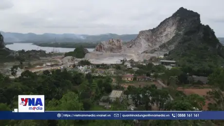 Nổ mìn khai thác đá gây ảnh hưởng tới nhà dân