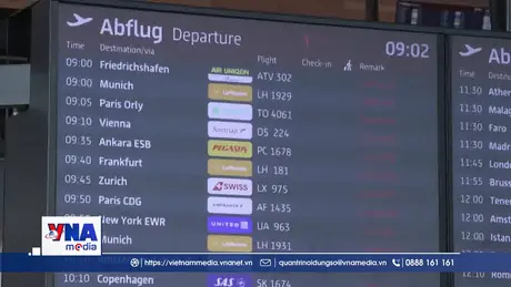 Sân bay Berlin Brandenburg “tê liệt” vì đình công