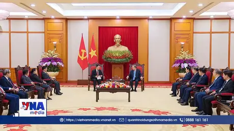 Trạm tin tối ngày 20/3: Tổng Bí thư Tô Lâm tiếp Bộ trưởng Bộ Công an Lào