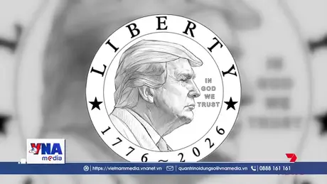 Mỹ phê duyệt đồng tiền vàng có hình Tổng thống Trump
