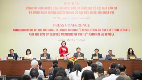 Công bố 500 người trúng cử đại biểu Quốc hội khóa 16