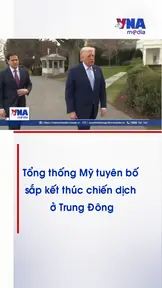 Tổng thống Mỹ tuyên bố sắp kết thúc chiến dịch ở Trung Đông