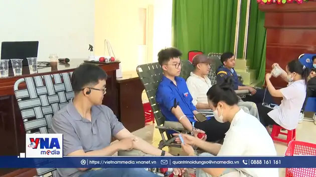 Lan tỏa nghĩa cử cao đẹp từ hành động hiến máu đầu Xuân