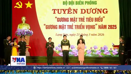 Tuyên dương Gương mặt trẻ biên phòng 2025