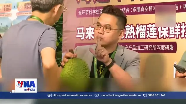 Trung Quốc - Thái Lan thúc đẩy hợp tác trong ngành công nghiệp sầu riêng