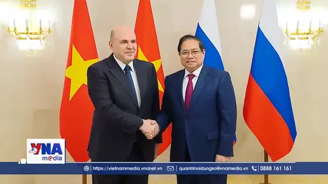 Thủ tướng Phạm Minh Chính hội đàm với Thủ tướng Nga
