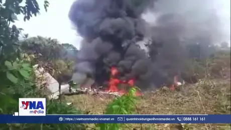 Rơi máy bay quân sự ở Colombia