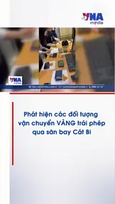 Phát hiện các đối tượng vận chuyển vàng trái phép qua sân bay Cát Bi