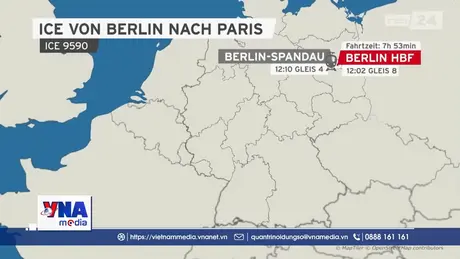 Dịch vụ tàu đêm Paris – Berlin nối lại hoạt động