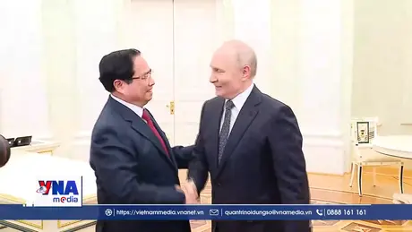 Thủ tướng Chính phủ Phạm Minh Chính hội kiến Tổng thống Liên bang Nga Vladimir Putin
