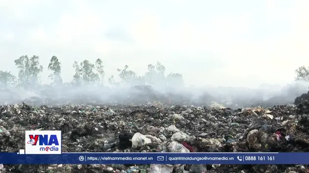 Rác thải bủa vây vì lò đốt tê liệt ở Diên Hà, Hưng Yên
