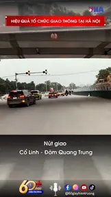 Hiệu quả từ việc tổ chức giao thông tại Hà Nội