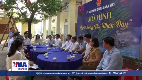 “Buổi sáng với nhân dân” – Cách làm gần dân, sát dân ở Nha Bích