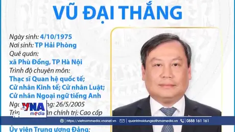 Ông Vũ Đại Thắng được bầu giữ chức Chủ tịch UBND thành phố Hà Nội