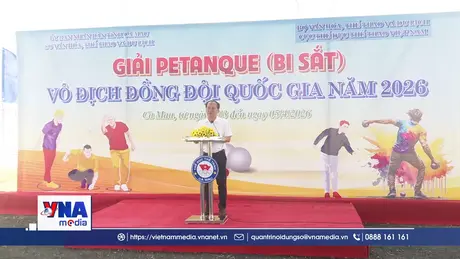 Khai mạc giải Bi sắt vô địch đồng đội quốc gia