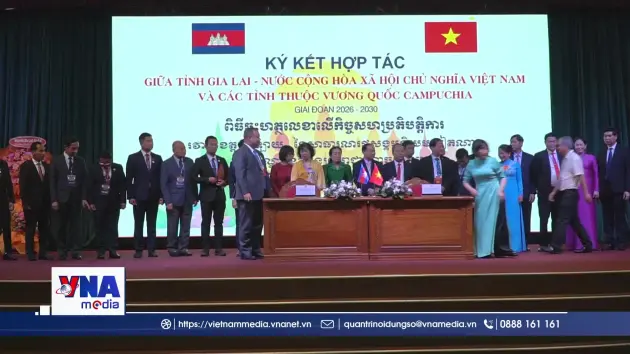 Gia Lai ký kết hợp tác với các tỉnh của Campuchia
