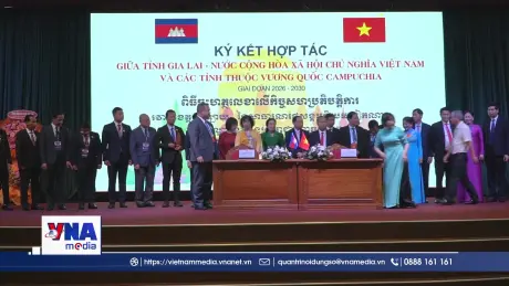 Gia Lai ký kết hợp tác với các tỉnh của Campuchia