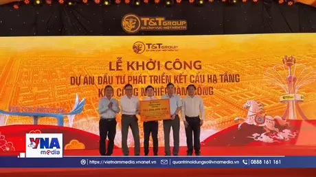 An Giang khởi công khu công nghiệp Vàm Cống gần 200 ha