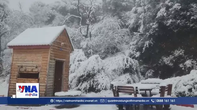 Tuyết rơi giữa mùa Xuân ở Algeria