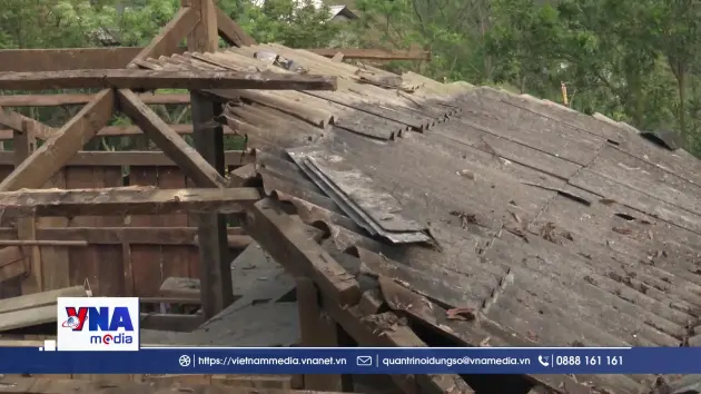 Khẩn trương khắc phục hậu quả mưa lốc tại Tuyên Quang