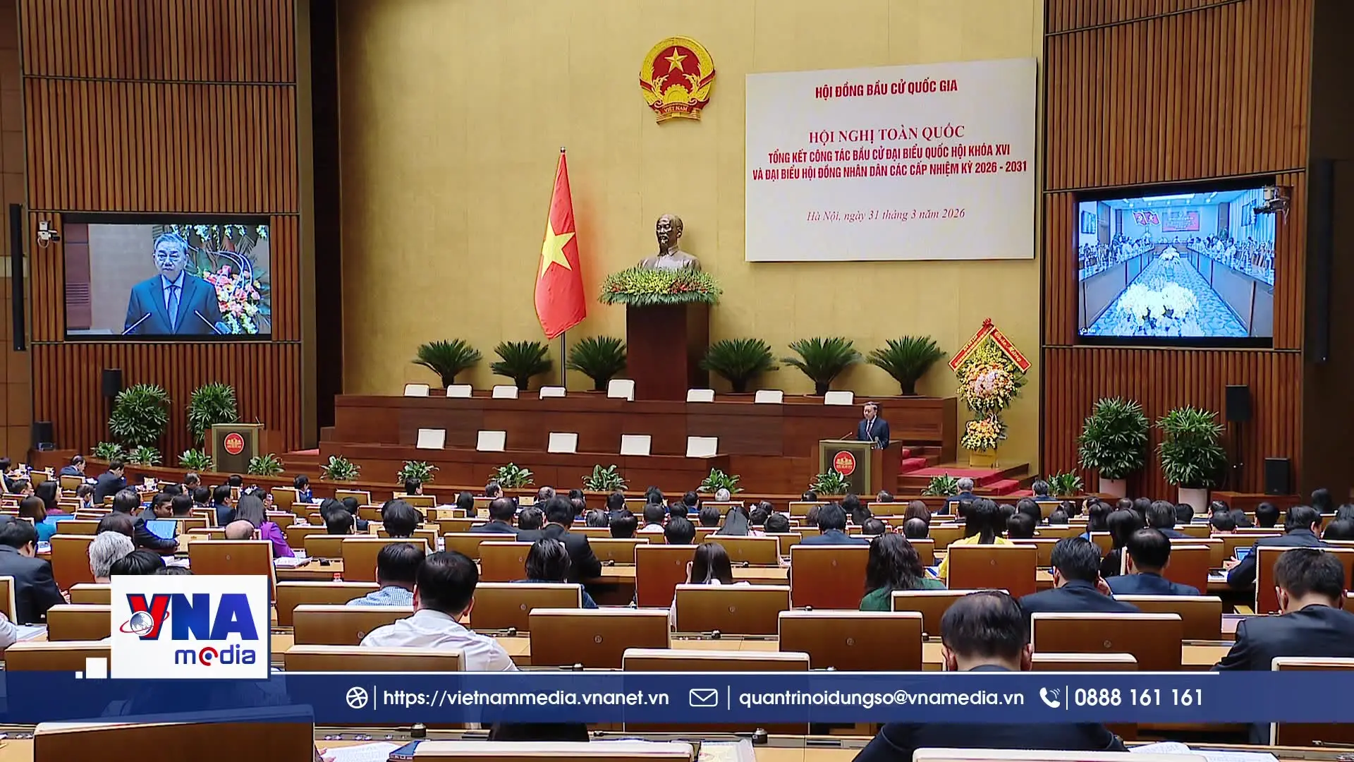 Trạm tin chiều ngày 31/3: Hội nghị toàn quốc tổng kết công tác bầu cử