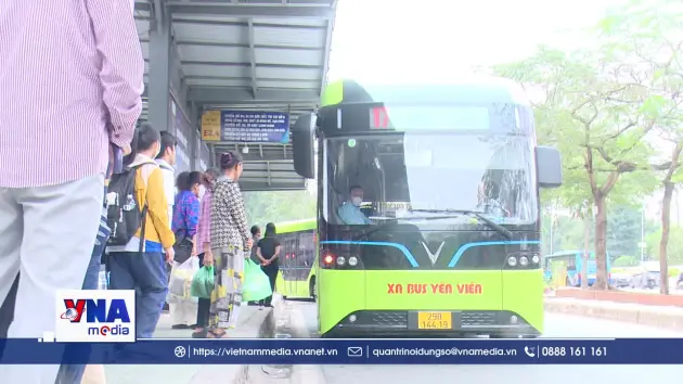 Hà Nội có thêm 10 tuyến xe buýt điện
