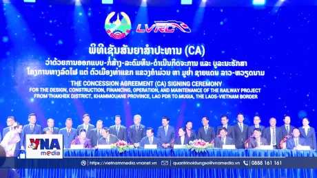 Hiện thực hóa tuyến đường sắt kết nối Việt Nam-Lào